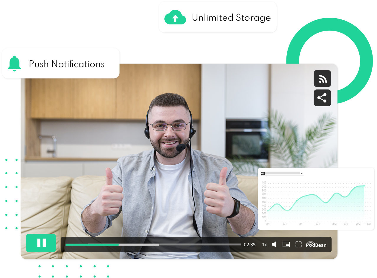 Simple and Professional Podcast Video Hosting for your Business